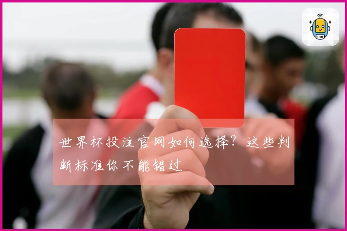世界杯投注官网如何选择？这些判断标准你不能错过