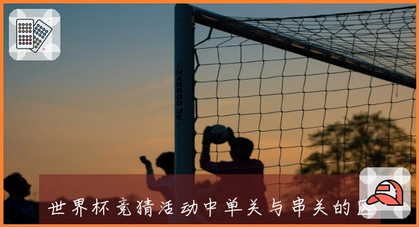 世界杯竞猜活动中单关与串关的区别有哪些常见误区？如何选择更合适的投注方式？