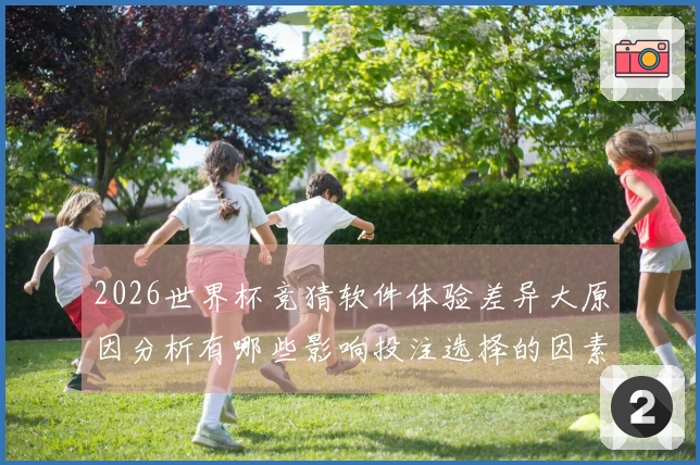 2026世界杯竞猜软件体验差异大原因分析有哪些影响投注选择的因素
